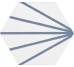 Плитка 19,8x22,8 Meraki Line Azul (Rt)-Meraki з колекції Meraki Bestile