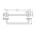 Поручень в душ 35.5/30.0 x 7.8 см Axor Universal Circular, Stainless Steel Optic  (42813800)