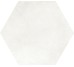 Плитка White - 22x25 00ZES00 Hexagon из коллекции Hexagon Elios