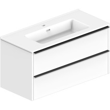 332100W COMFORT Тумба 100 з раковиною, біла (1 сорт) 332100W COMFORT Тумба 100 з раковиною, біла (1 сорт)