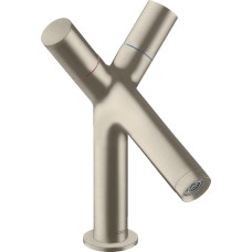 Змішувач Axor Starck 80 для умивальника Brushed Nickel 10030820 STARCK Сантехніка Axor (HansGrohe) — сторінка 6