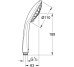 Лейка для ручного душа Euphoria 110 Massage (27221001), Grohe Grohe