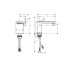 Змішувач Axor MyEdition 110 для умивальника, Chrome/Black Glass 47030600