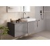 Умивальник Avalegra AquaUnit 580/475 без переливу QuickClean+ зі змішувачем, Brushed Black Chrome (22472340)