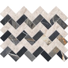 Мозаика 25X30 Calacata Black Luxor Mix Black Liso из коллекции Calacata Black Мозаика 25X30 Calacata Black Luxor Mix Black Liso из коллекции Calacata Black Calacata Black Керамическая плитка Grespania