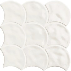 Мозаїка 30.7x30.7 Scale Gloss White Scale Gloss з колекції Scale Gloss Мозаїка 30.7x30.7 Scale Gloss White Scale Gloss з колекції Scale Gloss