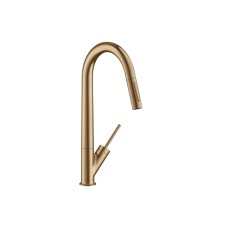Змішувач Axor Starck 270 для кухні з витяжним виливом Brushed Bronze (10821140) STARCK Сантехніка Axor (HansGrohe) — сторінка 6