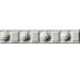 Бордюр Cammeo Bianco Craquele 3.5x20 Electa Ceramiche Grazia з колекції Electa Ceramiche Grazia