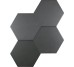 Плитка Karma Black Matte - 14x16 24151 Karma з колекції Karma Cevica