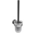 DFL21010501GM Flow Йоржик для унітазу з тримачем, підвісний, колір Gun Metal PVD (1 сорт)