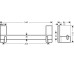 Поручений Axor Universal Rectangular 300/340 м, Chrome (42613000)
