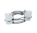 Склянка подвійна з тримачем зубних щіток для ванної кімнати Kroner KRM Rizze - ACC311 Kroner