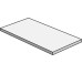 Кутова сходинка (120x34) EGDCP51 Step Tread Plus Right Corner Cement Project Color-10Land Lappata Rett - Cement Project з колекції Cement Project Cotto dEste