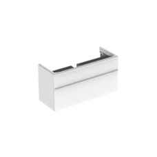 Тумба під умив.SMYLE SQUARE 120 см, 2 шуфл.,білий глянець ( 500.355.00.1)