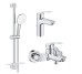 Набір змішувачів для ванни 3 в 1 Eurosmart UA123238S3 Grohe Grohe