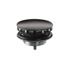 Донный клапан с фиксированной крышкой Axor для умывальников, Polished Black Chrome 51301330