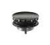 Донний клапан з фіксованою кришкою Axor для умивальників, Polished Black Chrome 51301330