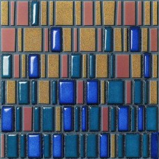 Мозаїка (30x30) 231226 Mediumgoldbluesurete - Le Murrine з колекції Le Murrine Мозаїка (30x30) 231226 Mediumgoldbluesurete - Le Murrine з колекції Le Murrine