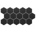 Декор Black 26.5x51 Hex Black Snow Realonda из коллекции Hex Black Snow Realonda