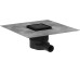 Душовий трап точковий "RainDrain Brilliance" 100x100х5 мм d40, Matt Black (56250670)