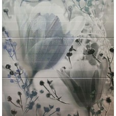 Декор (25x75) COMPOSICION 7010 GRIS PRIMAVERA III (набор 3 шт.) из коллекции 7004.7005 Декор (25x75) COMPOSICION 7010 GRIS PRIMAVERA III (набор 3 шт.) из коллекции 7004.7005 7010 Керамическая плитка Porcelanite Dos