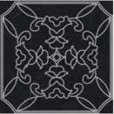 Вставка Tozzetti Classico Nero Marquinia Argento 7x7 I Marmi з колекції I Marmi