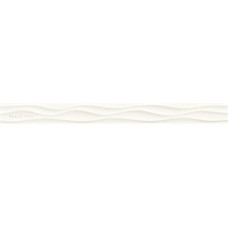 Бордюр Bianco Frise V 5,8x62,2 Satin Valentino из коллекции Satin Valentino Бордюр Bianco Frise V 5,8x62,2 Satin Valentino из коллекции Satin Valentino