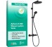 28078670 HG Activera S Душевая система Showerpipe 240 1jet EcoSmart из Ecostat Fine Varia, черный матовый (1 сорт)