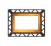 Рамка для монтажу панелей змиву TECEloop/square врівень зі стіною, позолочена (9240648)