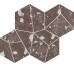 Мозаика Petri Burgundy Mosaico Trencadís 34x42.2 Petri Land Porcelanico з колекції Petri Land Porcelanico