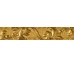 Бордюр Fascia Foglia Gold 7x39.4 Palace Gold Versace з колекції Palace Gold Versace