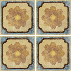 Вставка 7x7 Epoca Decoro Cabochon Ocra R03T из коллекции Epoca