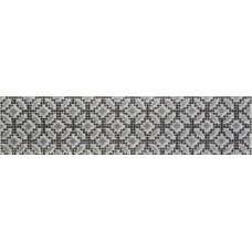 Декор (6.5x26.6) CRV303L Decoro Punto Croce C(Grigio/Nero) - Cromia26 з колекції Cromia26 Quintessenza Декор (6.5x26.6) CRV303L Decoro Punto Croce C(Grigio/Nero) - Cromia26 з колекції Cromia26 Quintessenza CROMIA26 Керамическая плитка QUINTESSENZA CERAMICHE