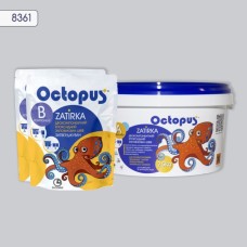 Двокомпонентна епоксидна затирка фуга для плитки і мозаїки ТМ "OCTOPUS", колір платина 2,5 кг.