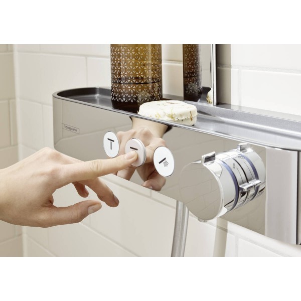 PULSIFY Showerpipe душова  система 260 з термостатом , чорний матовий