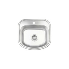 Кухонна мийка LIDZ 4749 0.8 мм Micro Decor, Satin