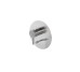 ROUND INOX, Зовнішня част.вбудованого змішувача для ванни/душу, brushed stainless steel (100283362)