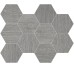 Мозаїка (21.2x26.5) FZ7T6FS021 Malla Hexagono Gris - Norfolk з колекції Norfolk Roca