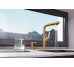 Змішувач для мийки настільн. з витяжн. душем INOX DUERO DESIGN GOLD 6623-220-31