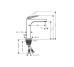 Змішувач Axor Citterio 160 Lever для умивальника pop-up , Brushed Nickel 39023820