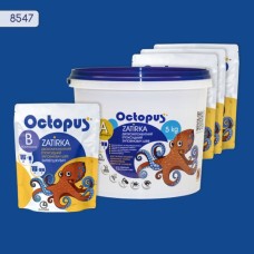 Двокомпонентна епоксидна затирка фуга для плитки і мозаїки ТМ "OCTOPUS", колір синій 5 кг.