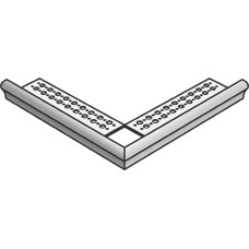Сходинка Ciment Torello Per Angolare Cr 2 Pz Grigio 5 5 32 - 11x32 -15246 Ciment з колекції Ciment