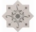 Декор Star Decoro Stencil Grey 13.25x13.25 Becolors Cevica з колекції Becolors Cevica