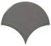 Плитка (10.6x12) 21979 Fan dark grey Eq-20S - Scale из коллекции Scale Equipe