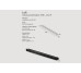 Полка "LOFT" 1000, полотенцедержатель L, крючок R, RAL9005 black mat