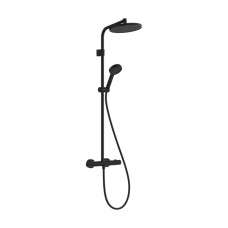 ACTIVERA S 240 1jet EcoSmart Showerpipe душова система з термостатом, чорний матовий Душові системи — сторінка 24