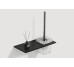 Щітка для унітазу "LINE", T2R, RAL9005 (black mat)