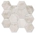 Мозаїка Cross Cut Greige Mosaico Esagoni T12 Nat 32.8x35 Italian Icon Cisa з колекції Italian Icon Cisa
