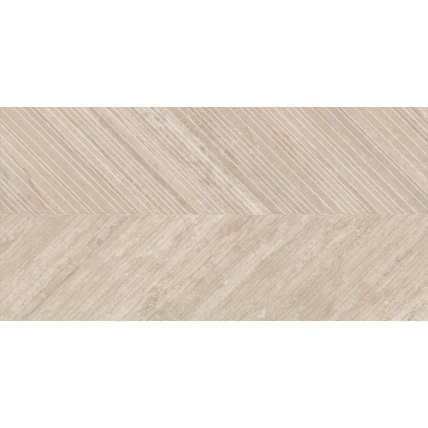 TRAVERTINE CHEVRON CLASSIC ANTICATTO 60x120 декор (плитка для полов и стен)