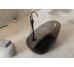 Ванна вільностояча XARA 160х75 Carbon Grey, з сифоном клік-клак хром